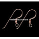 Copper Ear Wire Pair 2 Ball